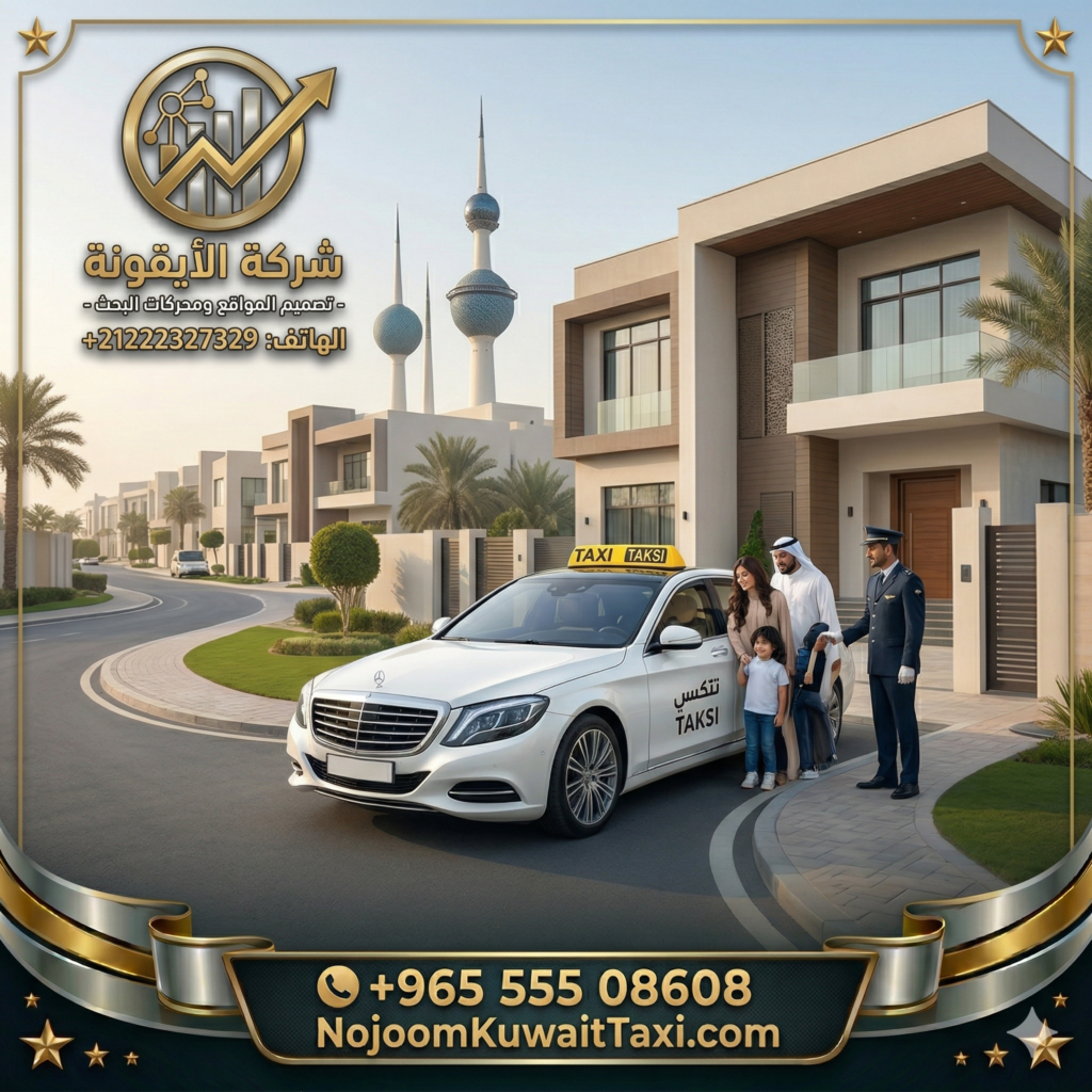تاكسي النويصيب - خدمة توصيل المسافرين من مطار الكويت إلى منفذ النويصيب الحدودي مع تاكسي نجوم الكويت