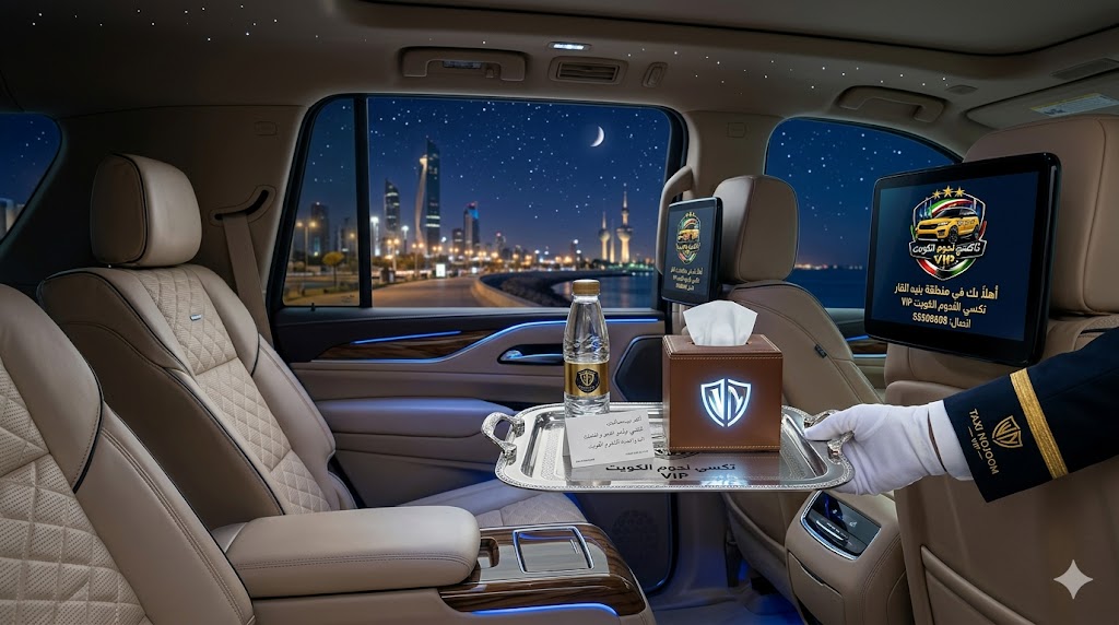 تاكسي بنيد القار تكسي النجوم الكويت خدمة VIP رقم هاتف 55508608 رفاهية حسية من الداخل وسط النجوم 2026
